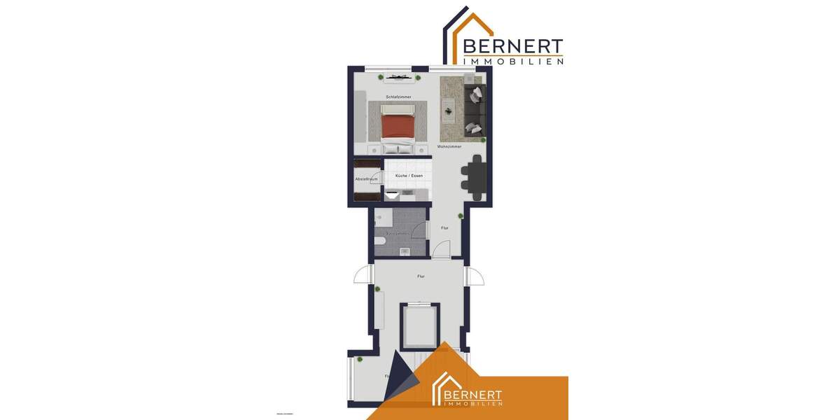 Etagenwohnung Sonnefeld - 1 Zimmer, 62 m&sup2;, 244.000&euro; | Angebot:25689912