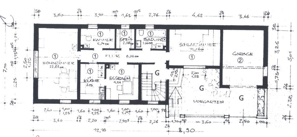 Raum für Kreativität: 4 ZKB + 1 Zimmer im Souterrain zimmer