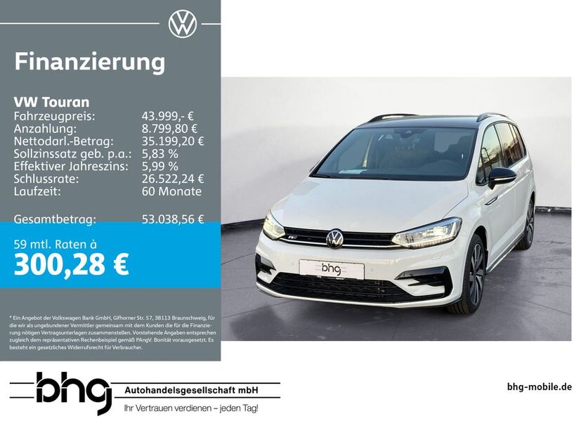 VW Touran 3.098 km 43.999 € Kehl 77694