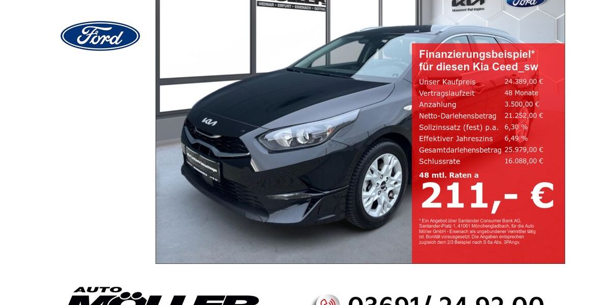 Kia ceed Sportswagon 15.600 km 24.389 &euro; Eisenach 99817