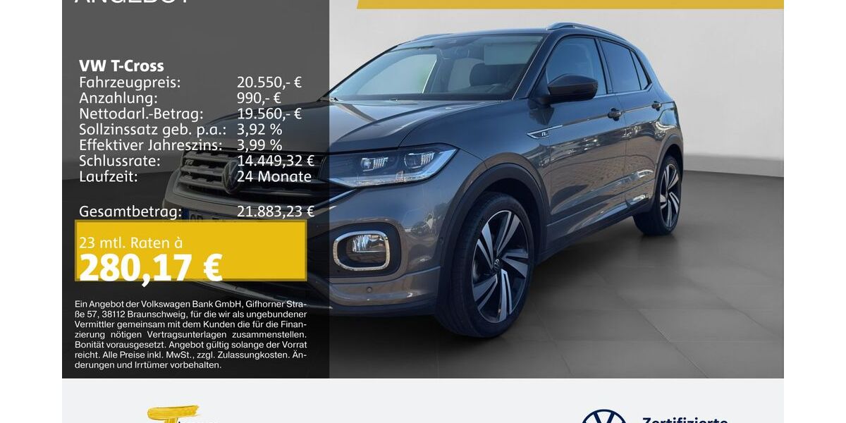 VW T-Cross 18.999 km 20.250 &euro; Oberhausen 46047