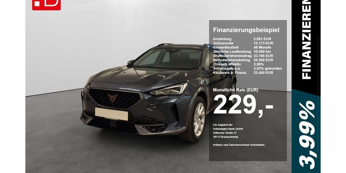 Cupra Formentor 60.765 km 23.450 &euro; Regensburg 93055