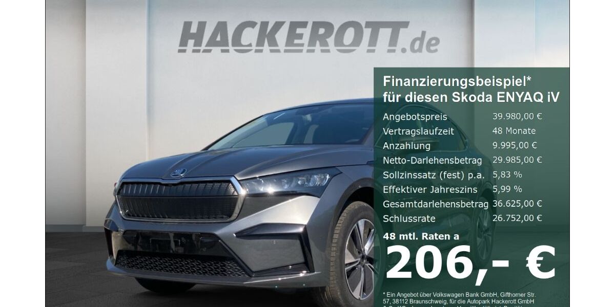 Skoda Enyaq 7.800 km 38.980 &euro; Langenhagen 30853