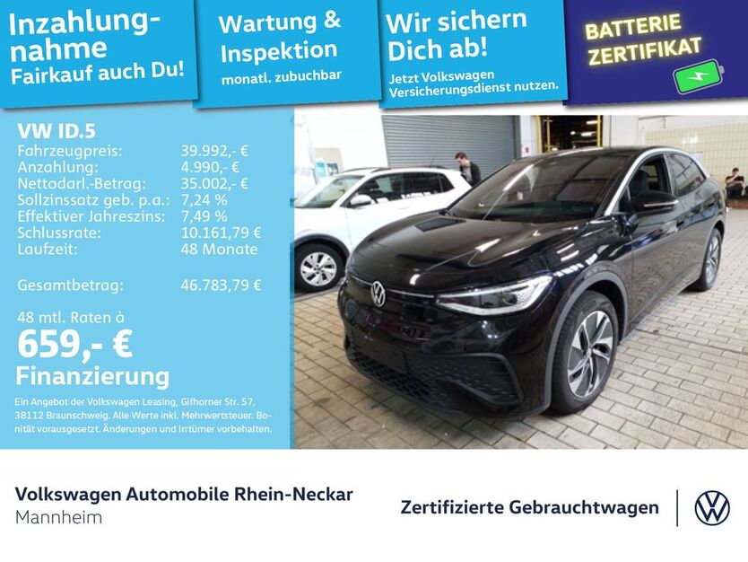 VW ID.5 9.151 km 39.992 € Mannheim 68309