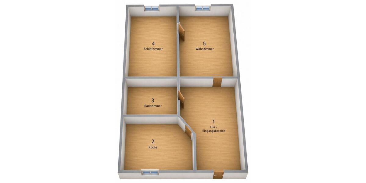 Erdgeschoßwohnung Sinzing - 2 Zimmer, 34 m&sup2;, 150.000&euro; | Angebot:26702018