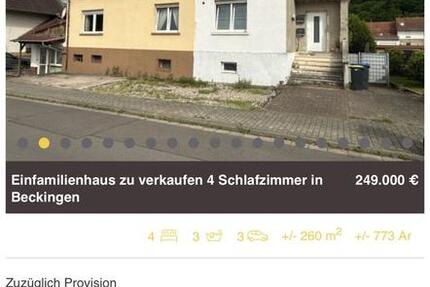 Haus Beckingen - 249.000&euro; | Angebot:27102513