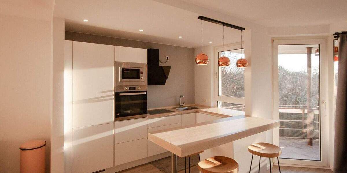 Möblierte 2-Zimmer-Wohnung mit Balkon und Wintergarten in Düsseldorf-Gerresheim 2 zimmer