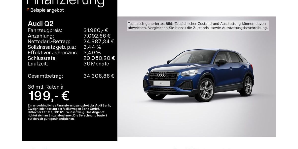 Audi Q2 5.382 km 31.980 &euro; Hofheim 65719
