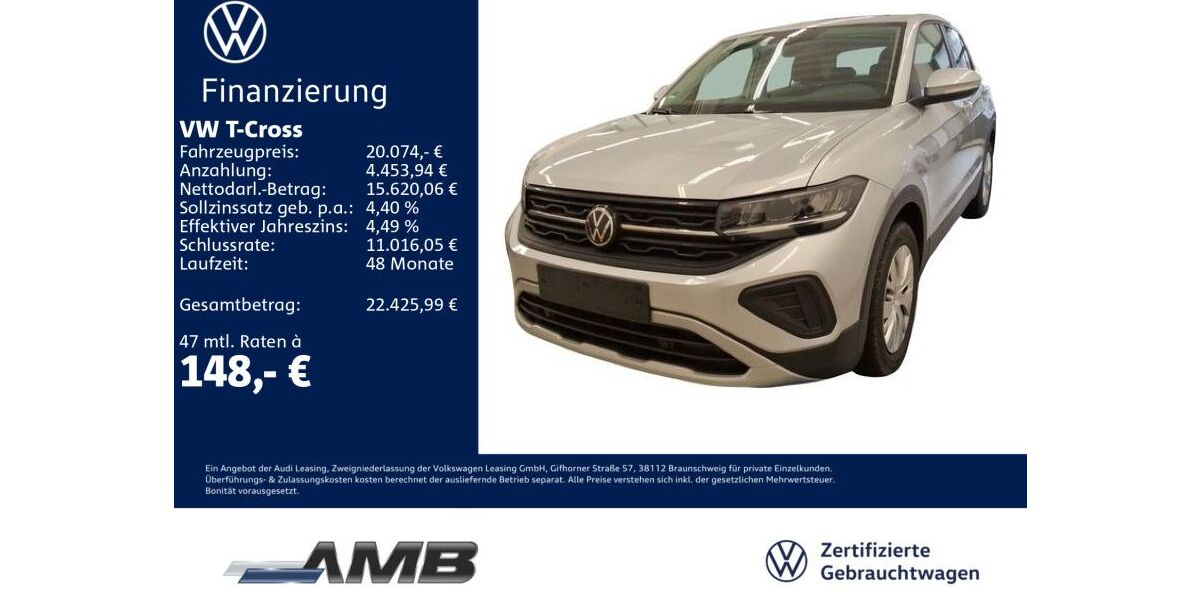 VW T-Cross 5.950 km 19.680 &euro; Borna 04552