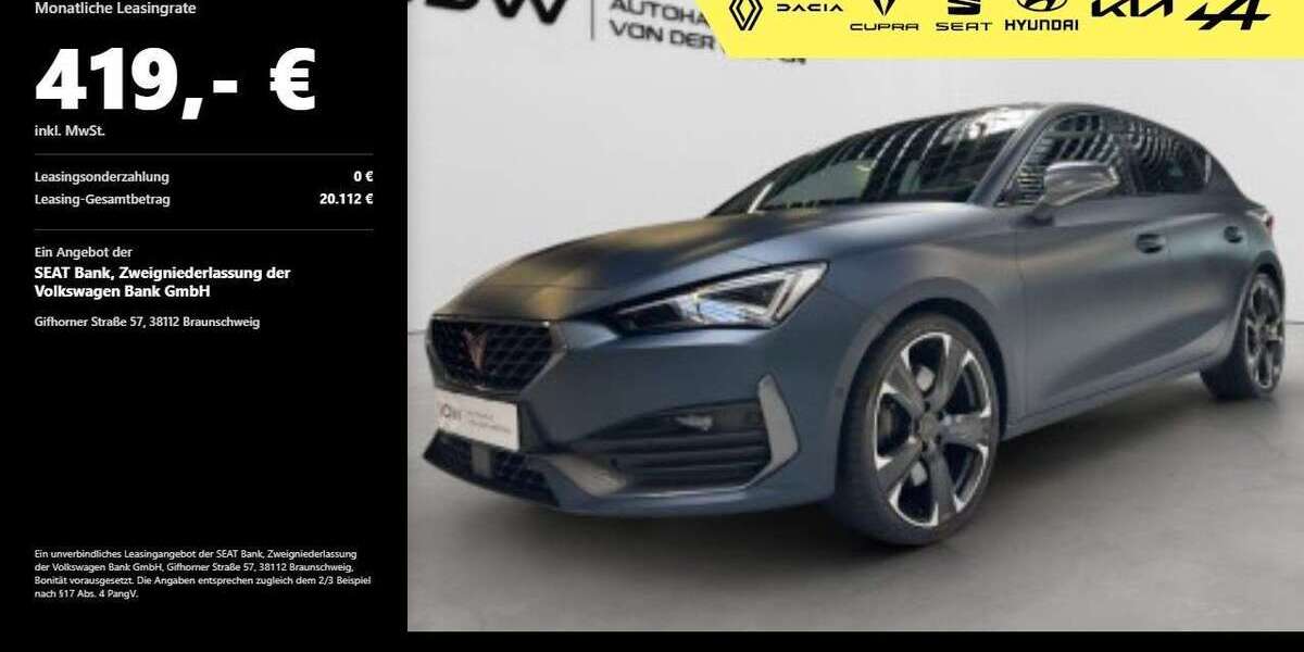 Cupra Leon 16.400 km 36.980 &euro; Heilbronn 74076