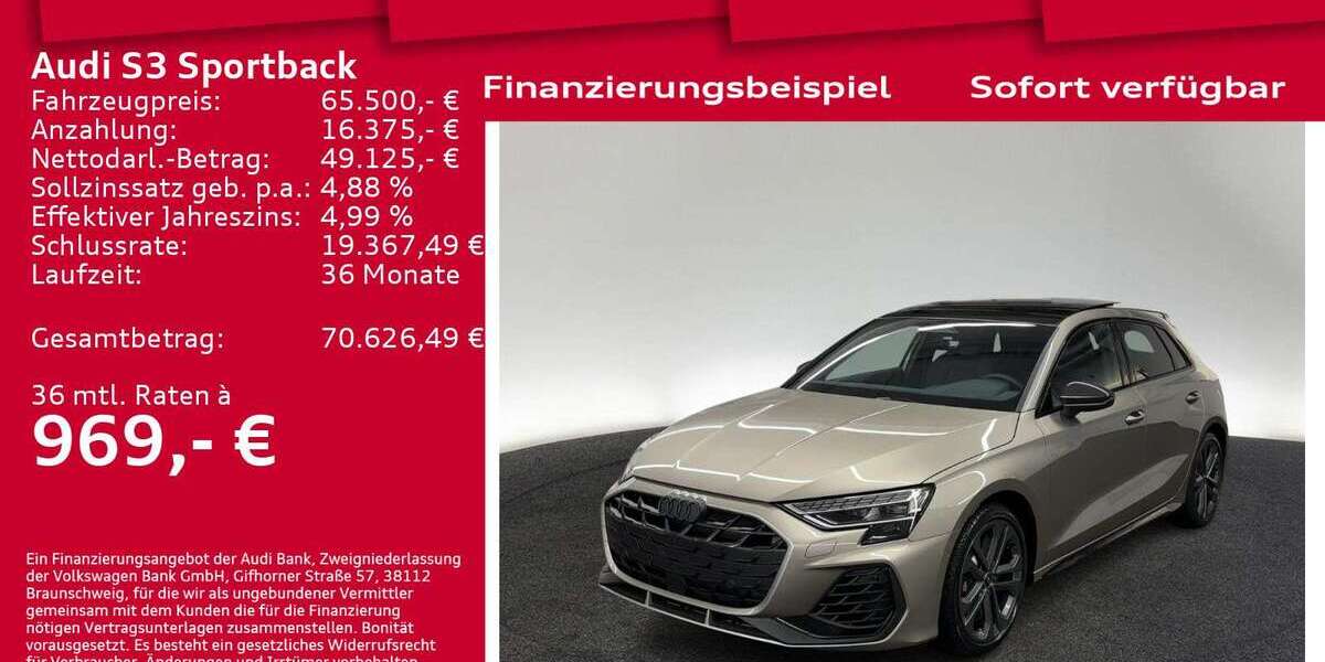 Audi S3 6.001 km 65.500 &euro; Berlin 10587