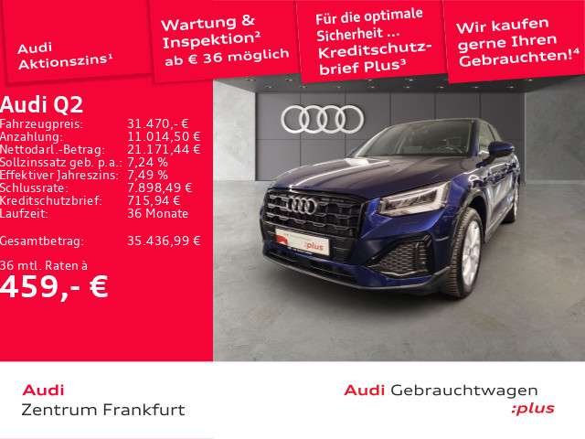 Audi Q2 17.786 km 31.470 &euro; Frankfurt am Main 60314