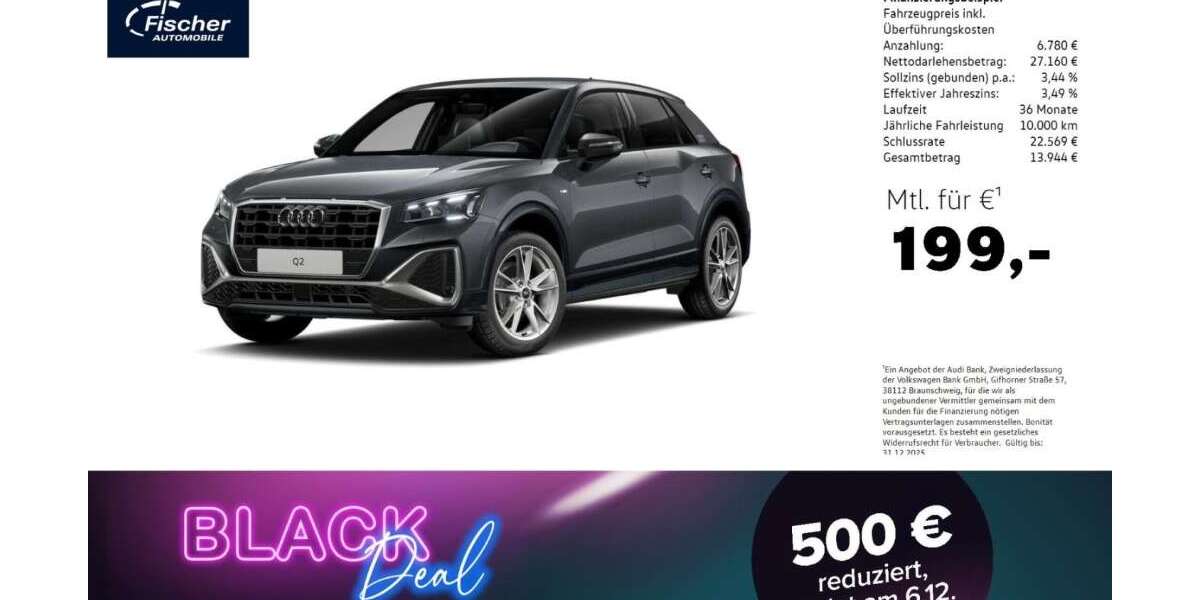 Audi Q2 3.664 km 33.940 € Neumarkt 92318