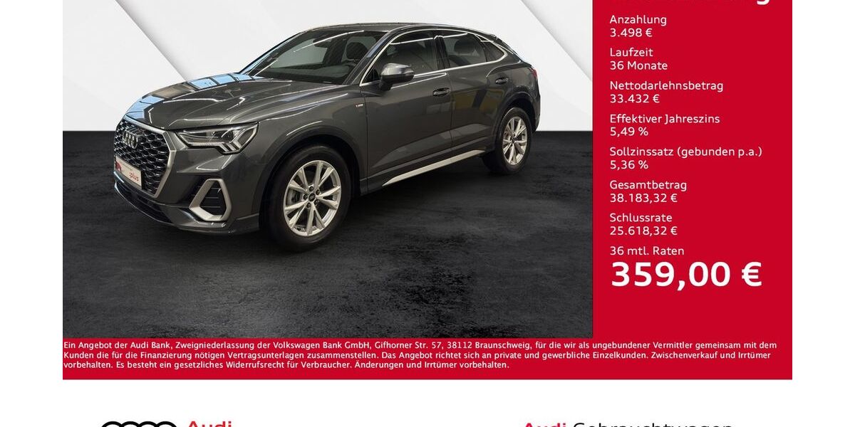 Audi Q3 12.000 km 36.930 &euro; Giessen 35394