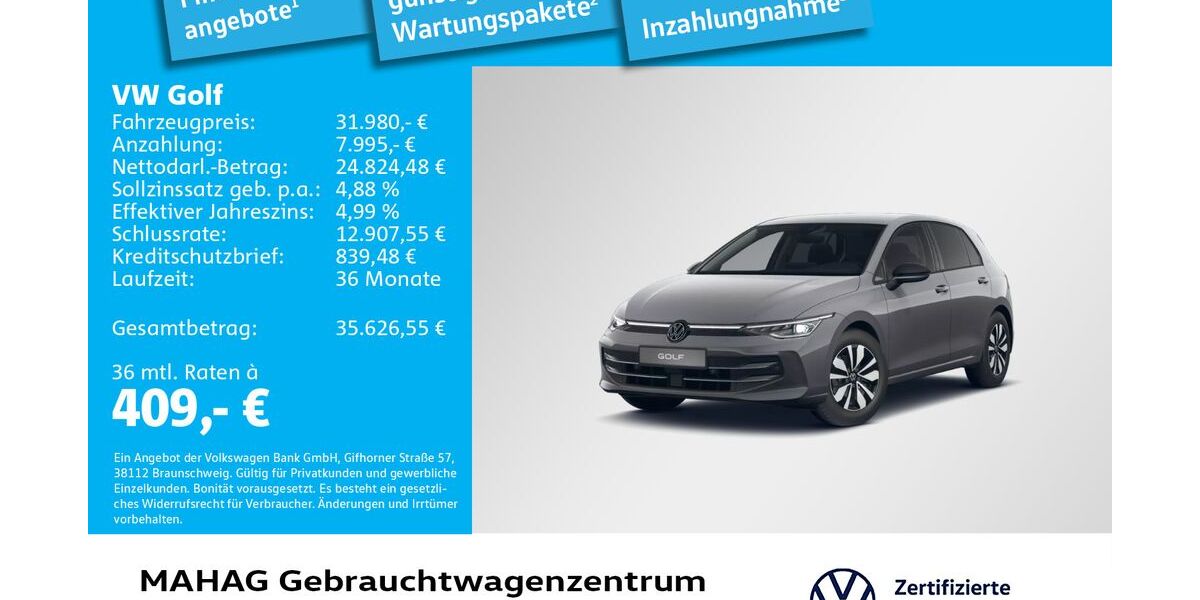 VW Golf 17.911 km 31.980 &euro; München 80935