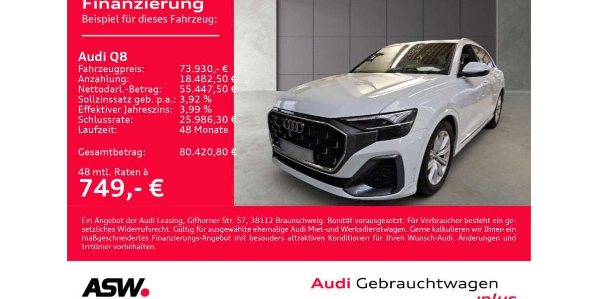 Audi Q8 56.250 km 73.930 &euro; Heilbronn 74074