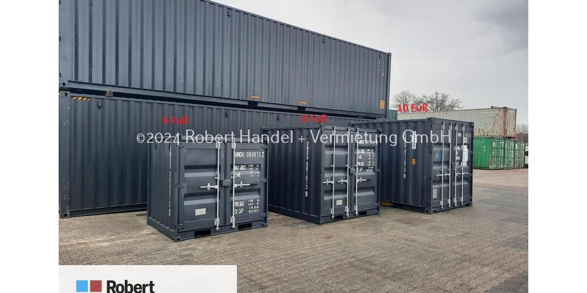 NEU 6 Fuß Lagercontainer, Seecontainer, Container; Baucontainer, Materialcontainer zimmer