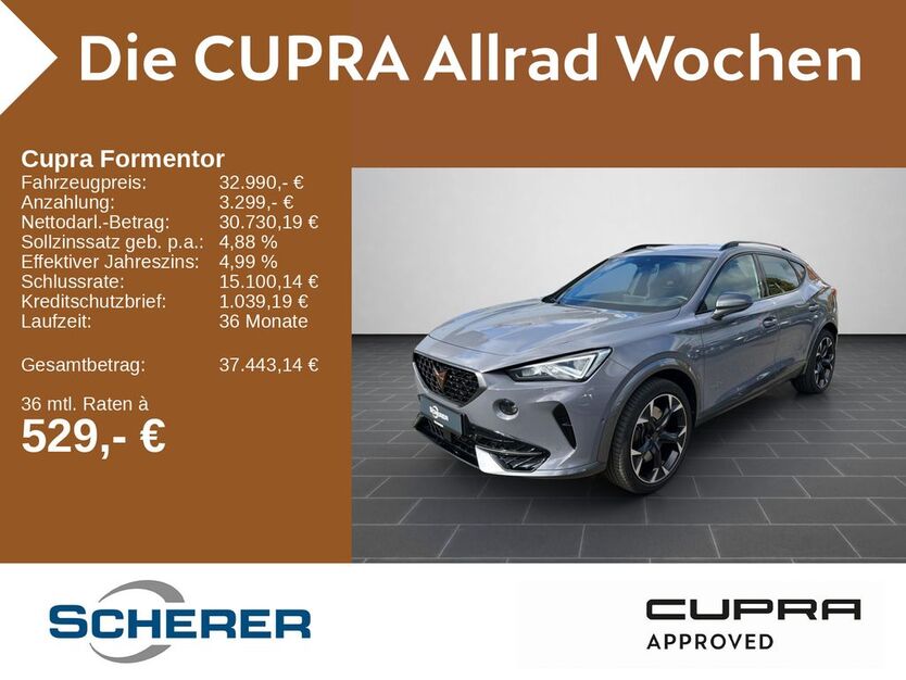 Cupra Formentor 9.209 km 32.990 € Saarbrücken 66115