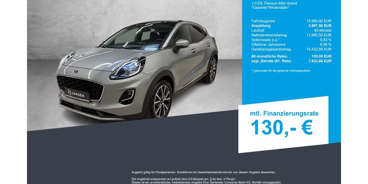 Ford Puma 45.500 km 15.990 &euro; Lingen-Ems 49809