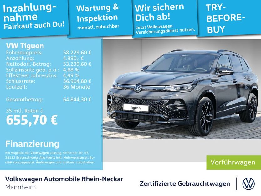 VW Tiguan 14.900 km 55.990 € Mannheim 68309