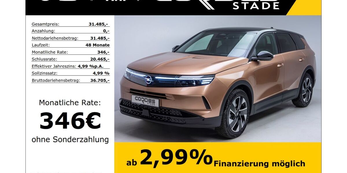 Opel Grandland (X) 1.960 km 31.485 &euro; Stade 21680