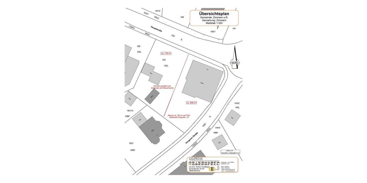 Grundstück zu verkaufen in Zimmern ob Rottweil 768.489 € 778 m² zimmer