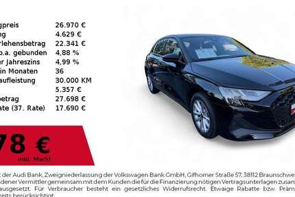 Audi A3 7.289 km 26.970 € Dessau 06842