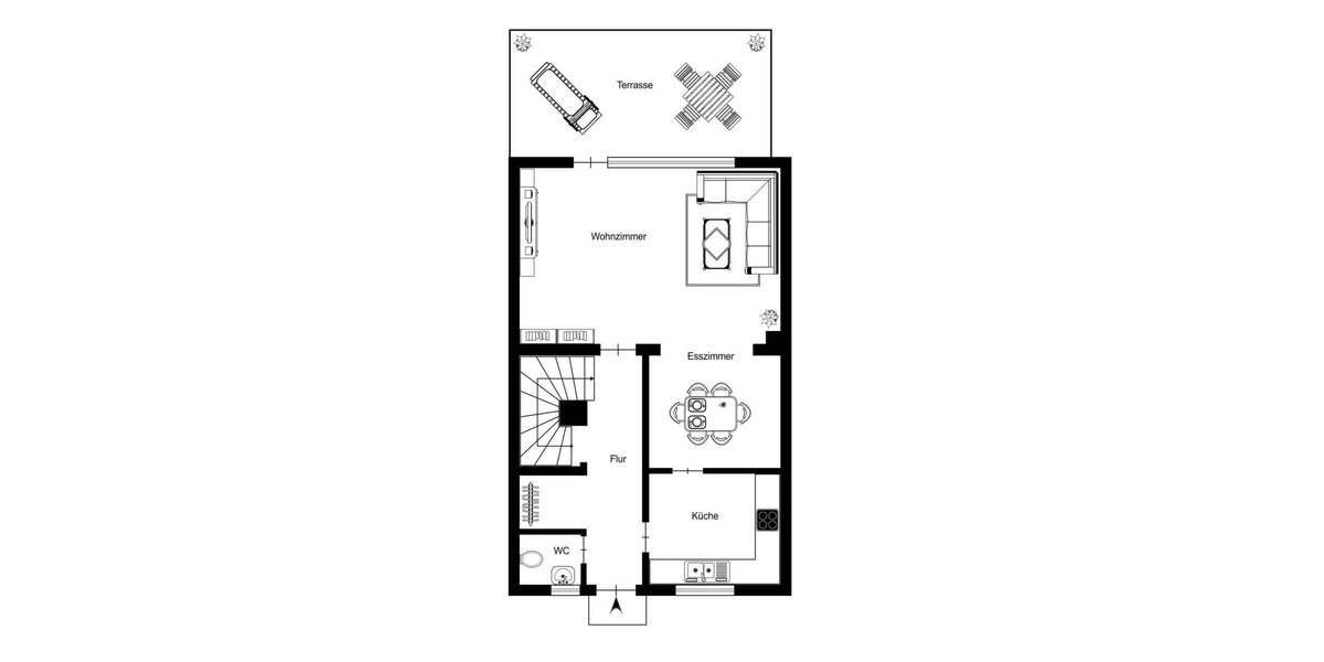 Reihenmittelhaus Glinde - 4 Zimmer, 104 m&sup2;, 425.000&euro; | Angebot:25927127