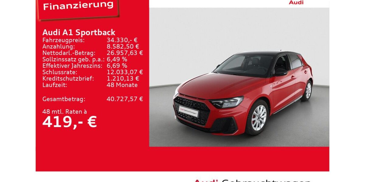 Audi A1 3.306 km 34.330 &euro; Ulm 89073