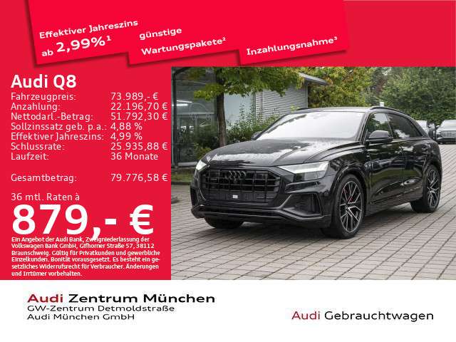 Audi Q8 30.410 km 73.989 € München 80935