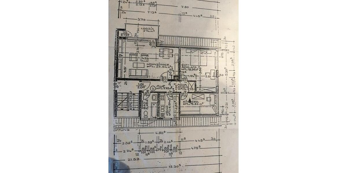 Dachgeschoßwohnung Verden (Aller) - 3 Zimmer, 78 m&sup2;, 185.000&euro; | Angebot:25833990