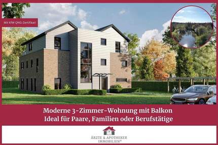 Moderne 3-Zimmer-Wohnung mit Balkon - Ideal für Paare, Familien oder Berufstätige 3 zimmer