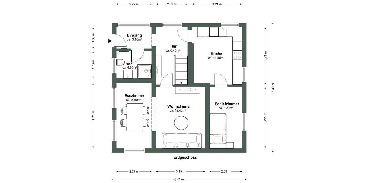Einfamilienhaus Fredersdorf-Vogelsdorf Fredersdorf-Süd - 4 Zimmer, 74 m&sup2;, 349.000&euro; | Angebot:26435694