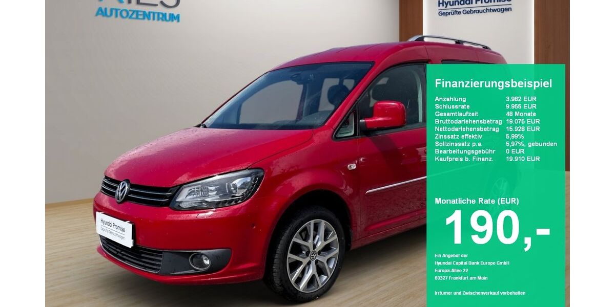 VW Caddy 63.378 km 19.910 &euro; Bad Soden-Salmünster 63628