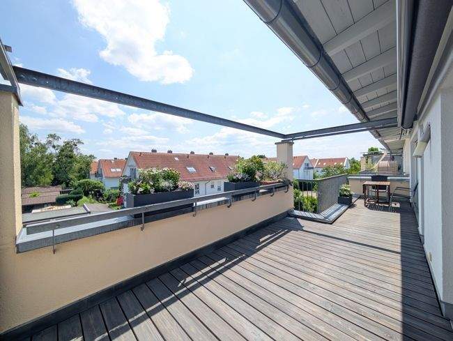 Wohnen über den Dächern: Stilvolle 2-Zimmer-Wohnung mit Süd- & Nordterrasse in bester Allacher Lage 2 zimmer