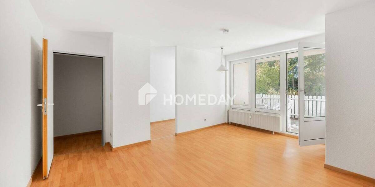 Erdgeschosswohnung mit Terrasse und klarer Raumstruktur 1 zimmer