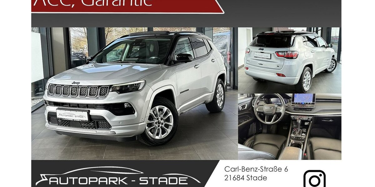 Jeep Compass S Plug-In 4WD ACC Keyless Pano Assist 53.000 km 23.999 &euro; Stade 21682