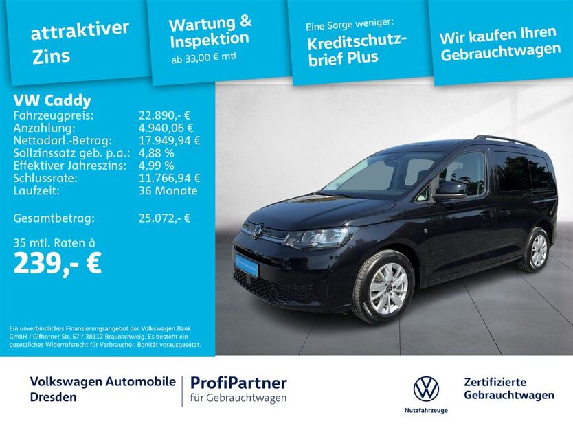 VW Caddy 35.422 km 22.890 € Dresden 01067