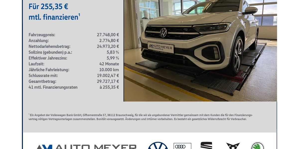 VW T-Roc 26.060 km 27.748 &euro; Ochsenfurt 97199
