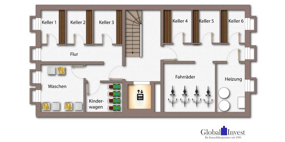 Etagenwohnung Buchen (Odenwald) Buchen - 4 Zimmer, 95 m&sup2;, 1.150&euro; | Angebot:26805850