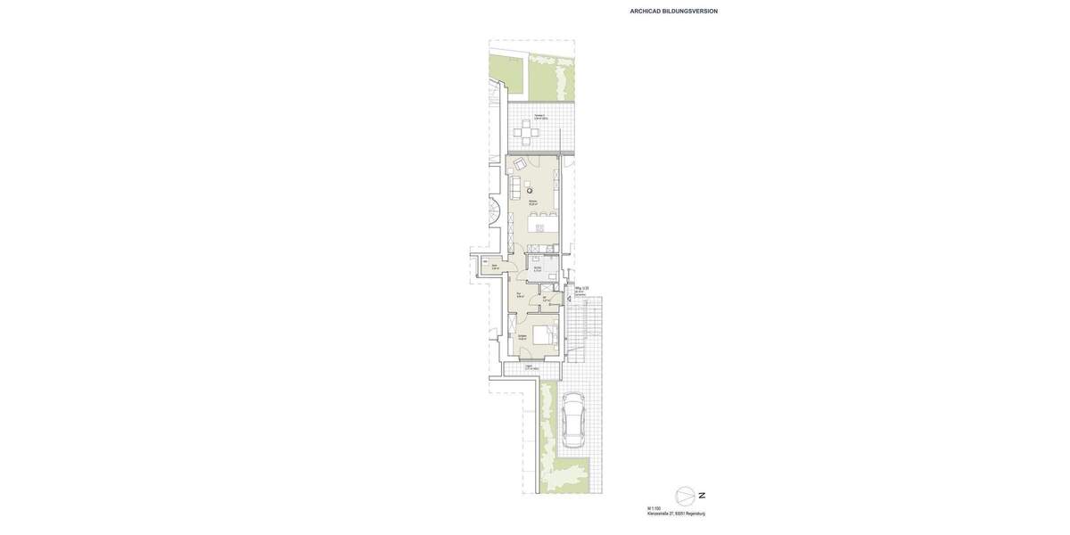 Etagenwohnung Regensburg Kumpfmühl-Ziegetsdorf-Neuprüll - 2 Zimmer, 68 m&sup2;, 340.000&euro; | Angebot:25524573