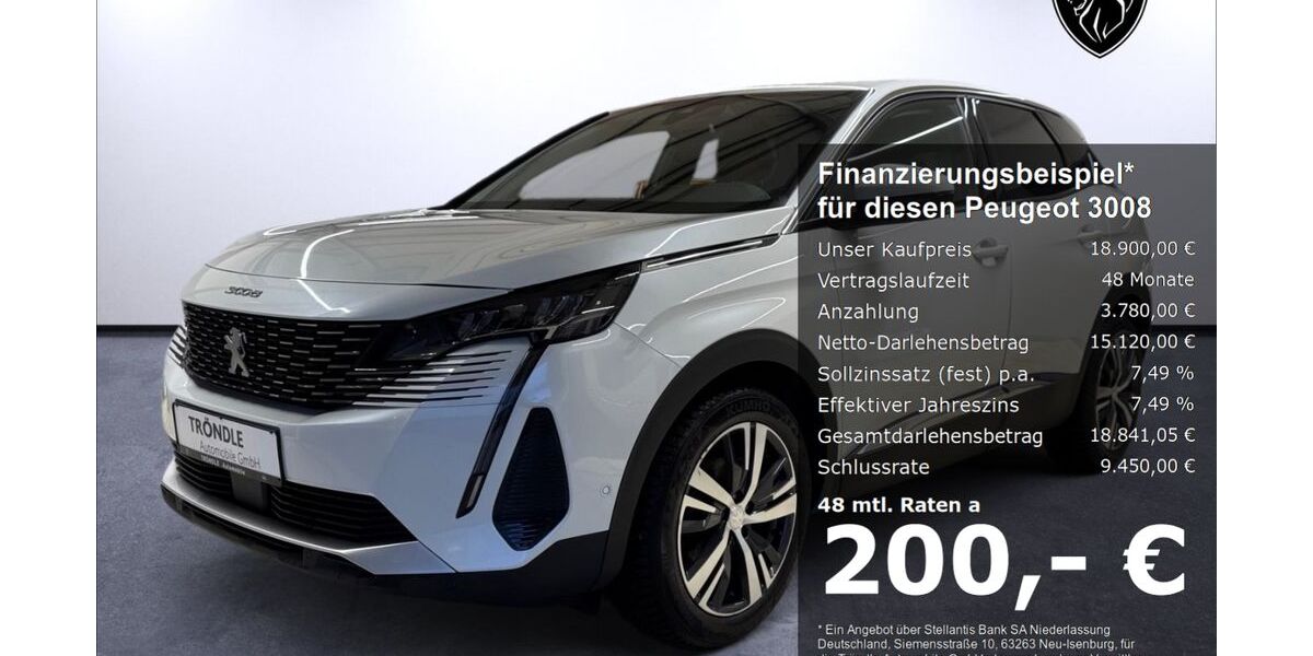 Peugeot 3008 87.800 km 18.900 &euro; Lörrach 79541