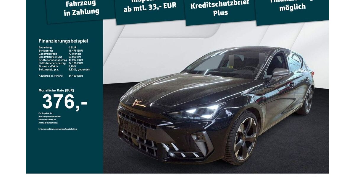 Cupra Leon 11.935 km 34.180 &euro; Kaufbeuren 87600