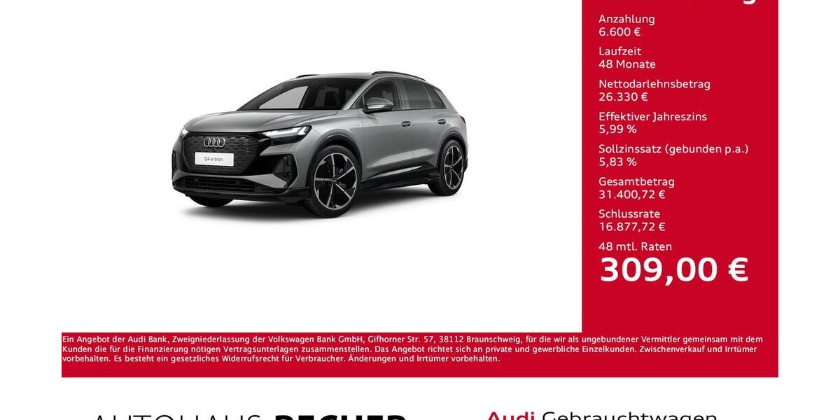 Audi Q4 e-tron 87.550 km 32.930 &euro; Wesel 46485