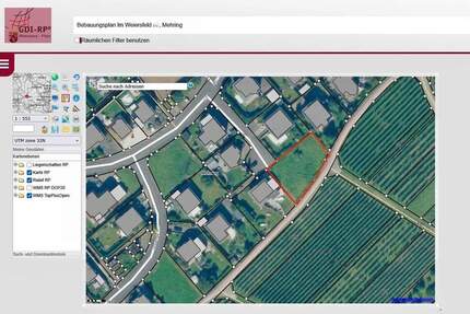 Baugrundstück in Mehring, 696 qm mit unverbauter Südost-Aussicht am Rande des Baugebietes Mehring-Rechts der Mosel zimmer