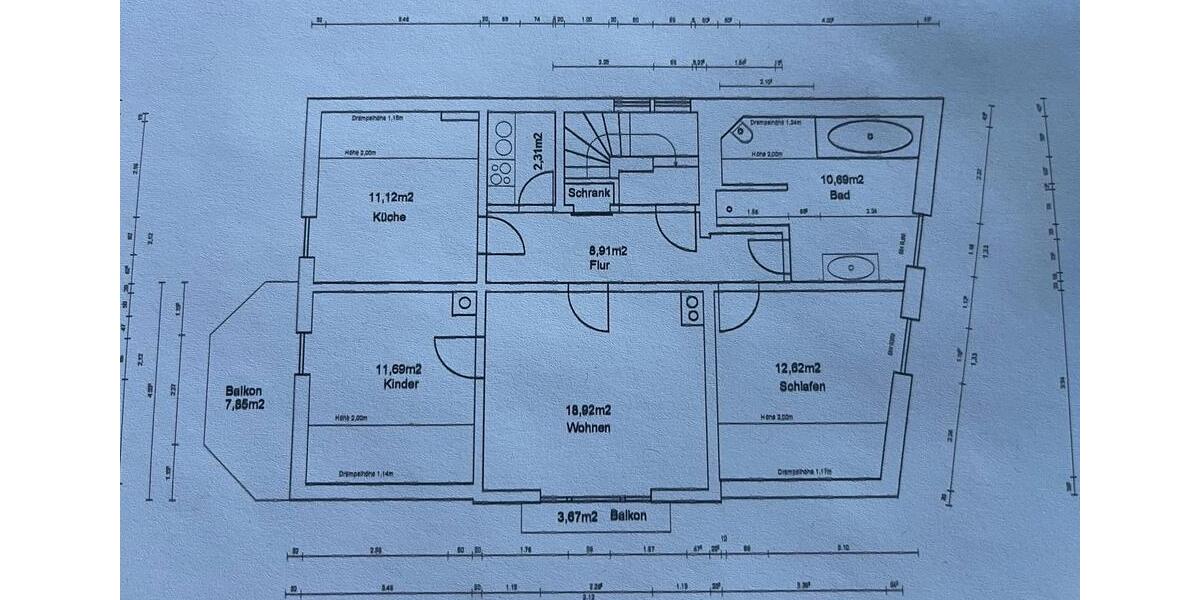 Dachgeschoßwohnung Drei Gleichen - 3.5 Zimmer, 82 m&sup2;, 779&euro; | Angebot:24554817