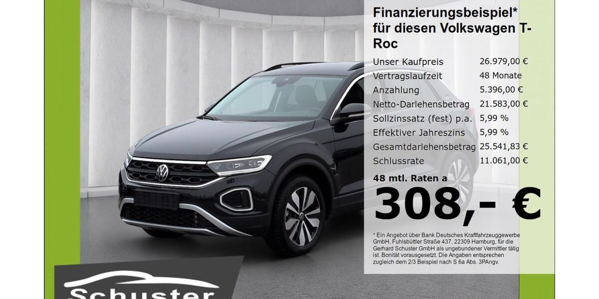 VW T-Roc 25.558 km 26.880 &euro; Ruhstorf 94099