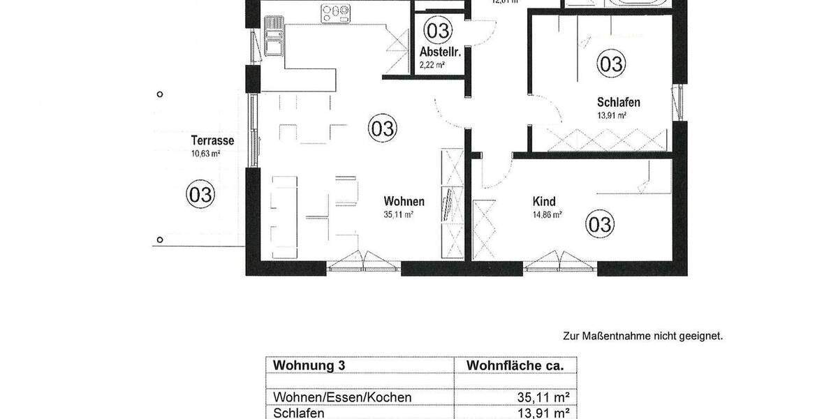 Etagenwohnung Vohenstrauß - 3 Zimmer, 89 m&sup2;, 342.850&euro; | Angebot:23302073