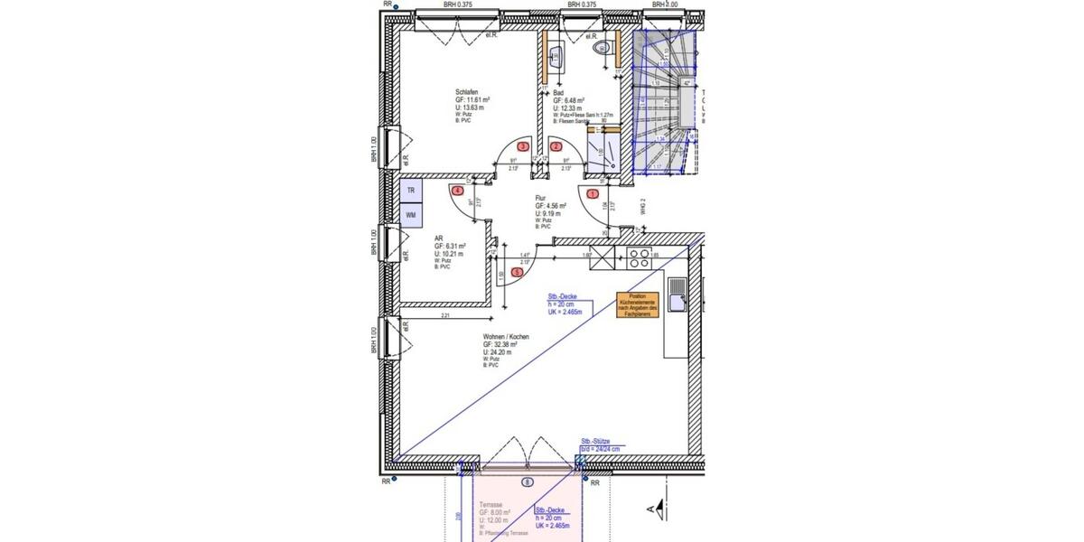Etagenwohnung Lathen - 2 Zimmer, 65 m&sup2;, 670&euro; | Angebot:24808491
