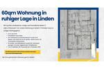 Erdgeschoßwohnung Linden - 3 Zimmer, 60 m&sup2;, 710&euro; | Angebot:26302635